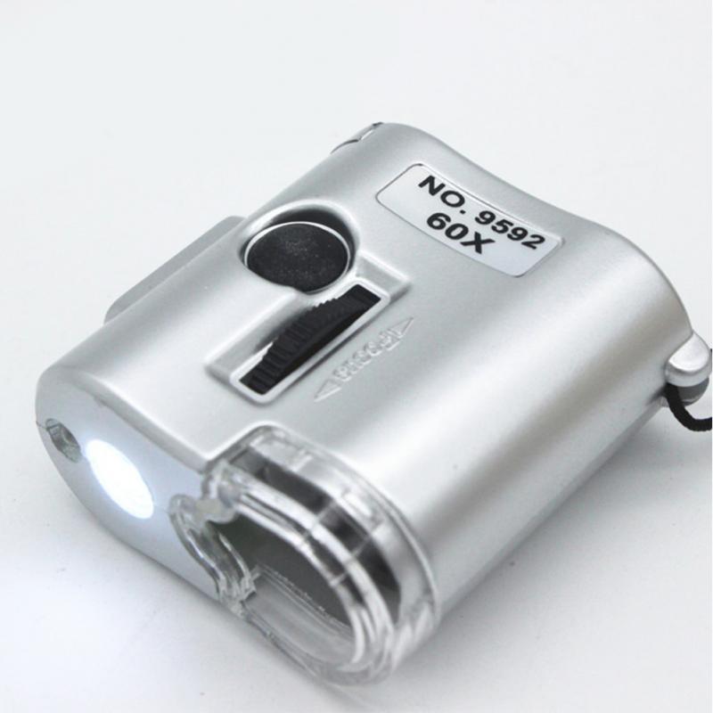 mini microscopio luz