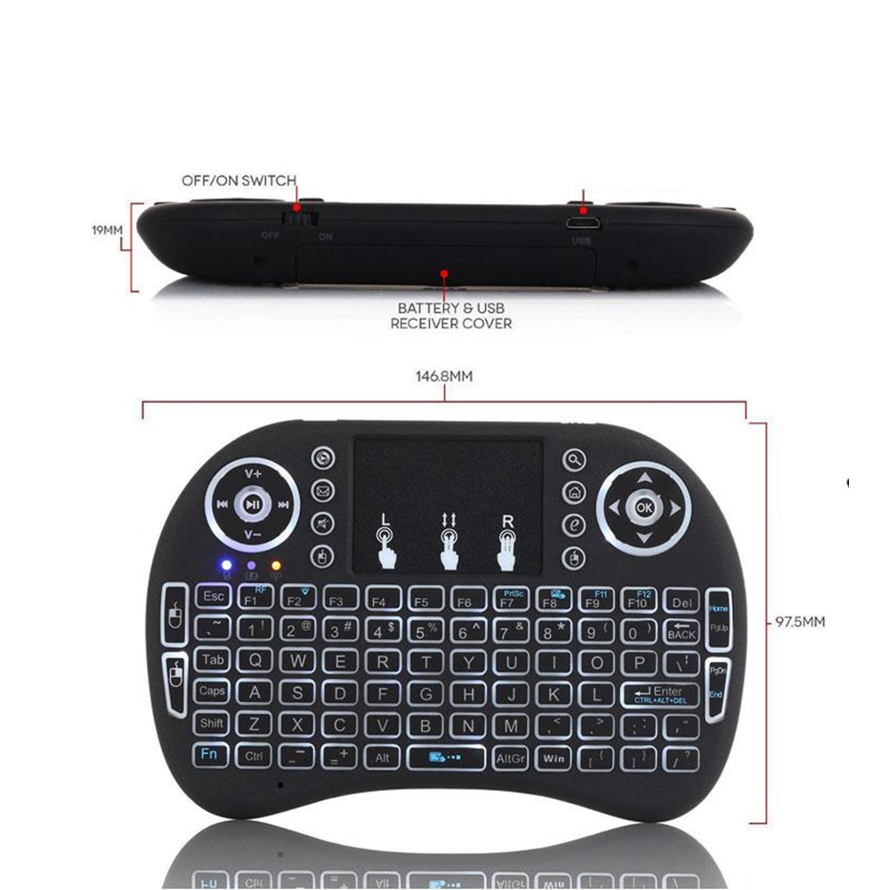 mini teclado componentes