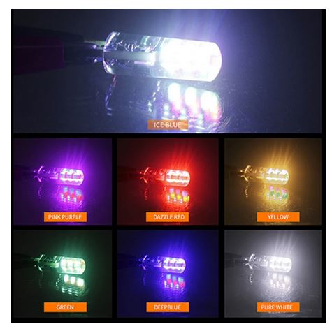 Juego de Bombillas T10 colores