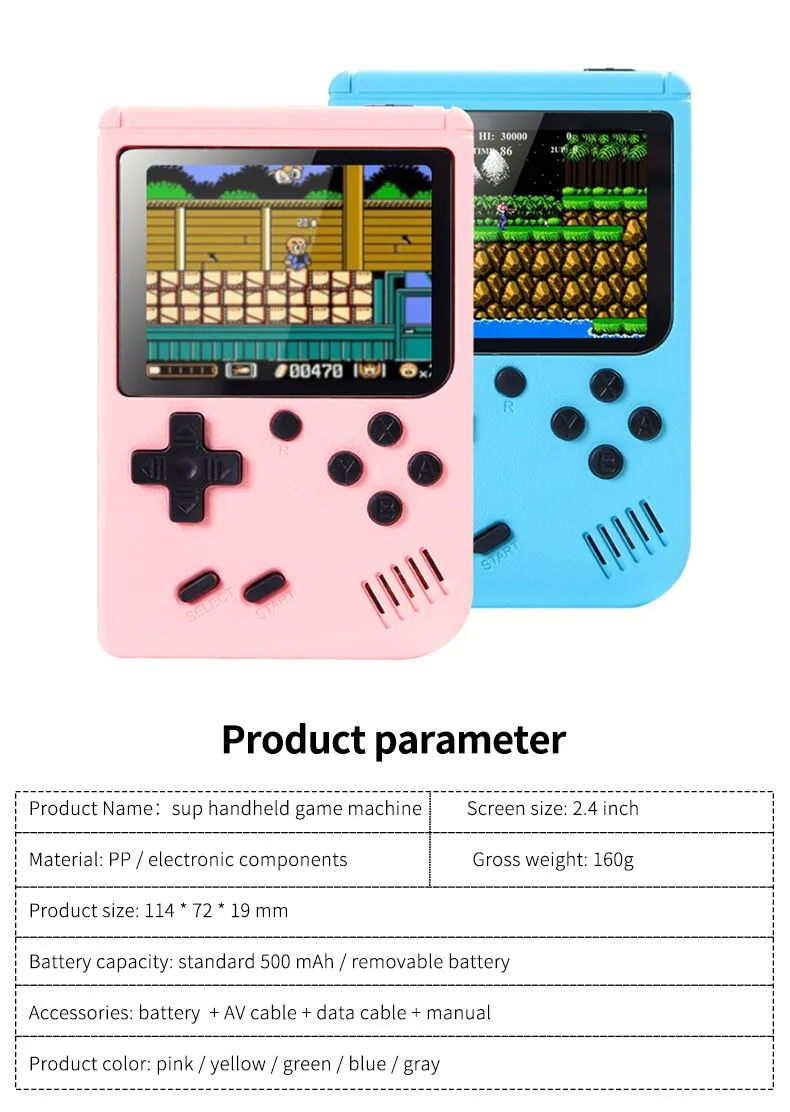 Mini Consola parámetros