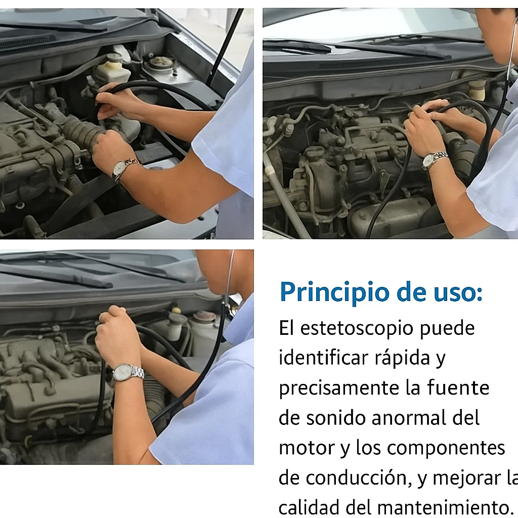 Estetoscopio de cilindro automático uso