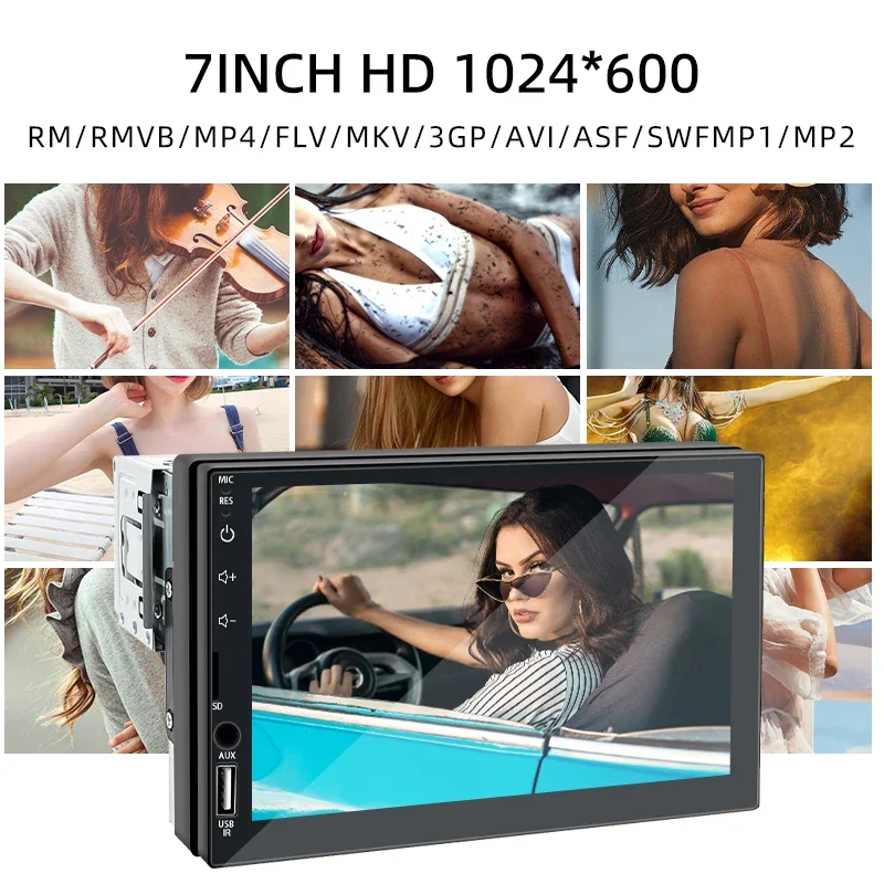 Radio de coche 1 Din pantalla