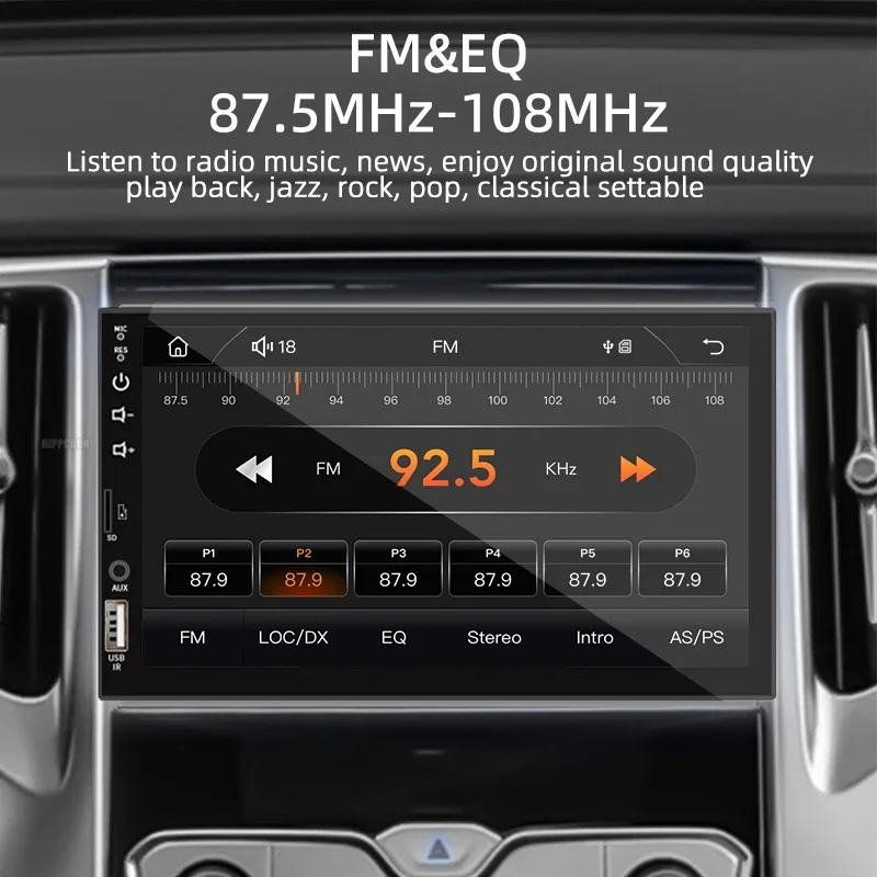 Radio de coche 1 Din radio
