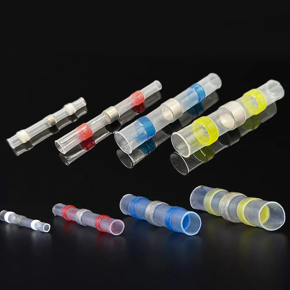 Tubo termorretráctil con soldadura